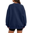 thumbnail image 3 of Garbnen Crew Neck Shirts for Women Sweatshirt Oversized Women's Long Sleeve Shirts Casual Fall Winter Soft Fashion Womens Pullover Tops M, 3 of 5