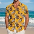 thumbnail image 2 of UAYOTSE Mens Button Down Short Sleeve Shirts Summer Beach Vacation Untucked Casual Tops Shirt,Sizes M, 2 of 7