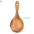thumbnail image 2 of JWDX Cooking Utensils Clearance! Wooden Rice Spoon Rice for Rice Potato Desserts Teak Wood Rice Serving Spoon Rice Cooker Spatula 7*3.2Inch, Cooking Utensils Promotion Include Rice Spoon X1, 2 of 8