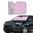 thumbnail image 3 of Kdxio Cherry Strawberry Print Front Windshield Sun Shade,Folding Auto Sunshade for Car Truck SUV-, 3 of 7