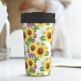 thumbnail image 6 of Logiee Sunflowers Print Stainless Steel Coffee Tumbler, Travel Coffee Mug, Insulated Coffee Mug with Lid, Spill Proof Coffee Cup, Portable Thermal Mug, 6 of 8