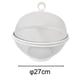 thumbnail image 3 of Canastas de frutas de malla blanco con tapas para frutas, recipientes de productos de cocina de restaurante Φ11 pulgadas BLESIY Canasta de frutas, 3 of 6