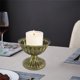 thumbnail image 3 of Vaso de Hierro Decorativo de Mesa de Boda, Candelabros Retro Europeos, Arte de Hierro, Bronce, 3 of 6
