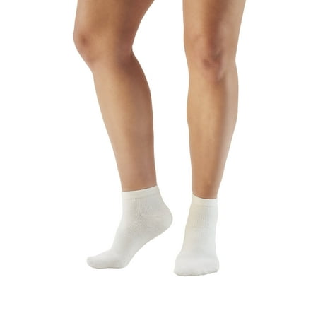 Ames Walker AW Style 140 Coolmax 20-30 mmHg Firm Compression Anklet Socks  XLarge - Relieves tired aching and swollen legs - Symptoms of varicose veins - Keeps feet dry and