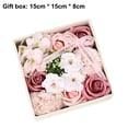 thumbnail image 2 of Combo de ramos de flores artificiales para decoración del hogar, regalo del Día de la Madre/Navidad, jabón de flores en caja de regalo, 2 of 5