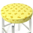 thumbnail image 3 of Susaid Cheese 1 Print Elastic Bar Stool Cover Personalized Washable Stool Cover for Barbershop Home Bar Kitchen-14 inch, 3 of 7