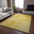 thumbnail image 6 of Addison Rugs Mayfield Washable Transitional Watercolors Gold Rectangle Rug, 3' x 5', 6 of 6