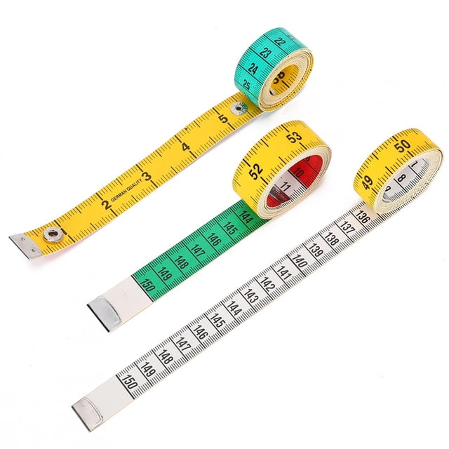 Flexible Tape Measure,3Pcs Soft Measure Tape Double Scale Tap Tailor Tape Measure Exquisite Design