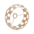 thumbnail image 4 of Pantalla tejida Yuyangstore Decoración Estilos retro lámpara de araña cuerda de papel beige, 4 of 8