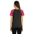 thumbnail image 4 of Inkmeso Womens Raglan Short Sleeve T-Shirt Regular Fit Casual Solid Basic Tee T-Shirts, 4 of 7