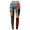 Red, variant on Fiaer Women Leggings Ethnic Geometric High Waist Stretchy Workout Pants Comfy Plus Size Color Blocking Trendy Yoga Trousers Red XL