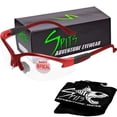 thumbnail image 1 of SPITS EYEWEAR Cougar Bifocal Safety Glasses (Magnifier: 2.00, Frame Color: Red), 1 of 3