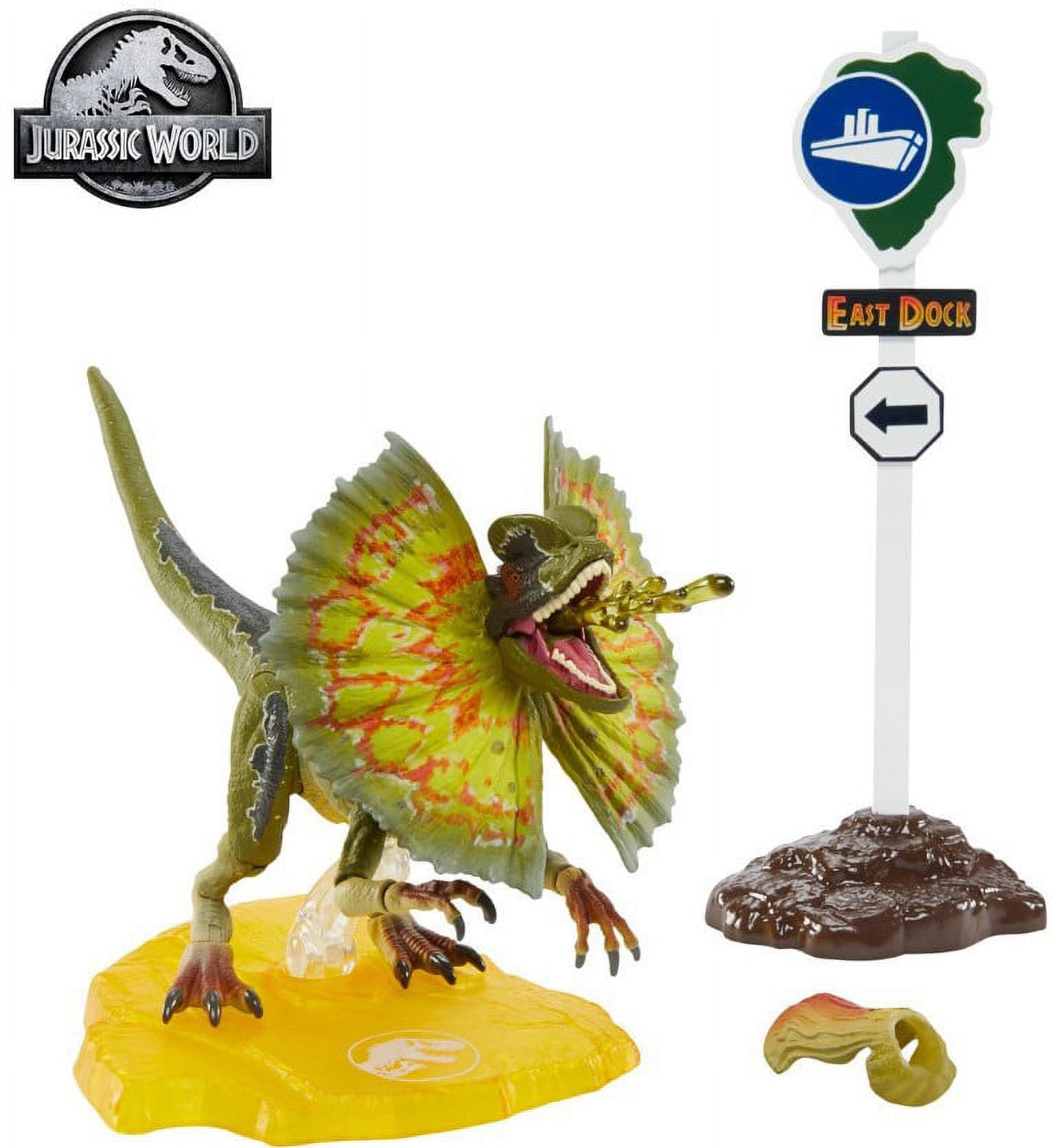 Jurassic World Amber Collection Dilophosaurus Action Figure