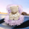 thumbnail image 4 of Doll Car Seat for Dolls with Soft Furry Cushion, Air Vent Clip and Desktop Stand, Cute and Functional Car Ornament for Doll Fans and Doll Collectors, 4 of 6