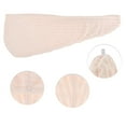 thumbnail image 3 of 1 Pc Women Soft Thickening Hair Drying Towel for Bathroom Vacation Travel Pink Coral Velvet, 3 of 3