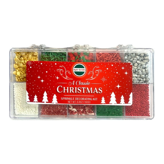 Mystic Sprinkles A Classic Christmas Sprinkle Decorating Kit 6.8 oz.