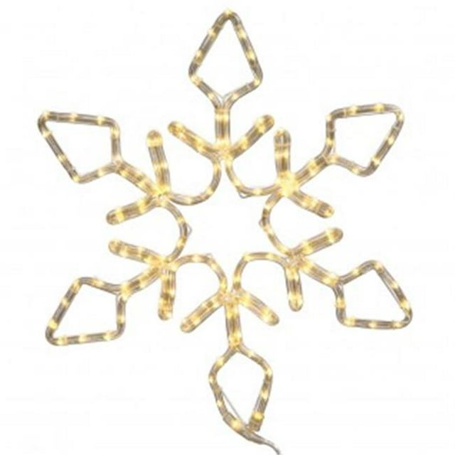 36 in. LED 208Lt PureWht Diamond Snowflake