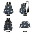 thumbnail image 4 of FORMRS Mini Backpack Purse for Women Travel Daypack Casual Shoulder Bag, Rocket Pattern, 4 of 7