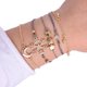 thumbnail image 2 of Señora copo de nieve pulsera brazalete de la personalidad Set Estrella de cinco piezas Set de cuerda Luna pulseras, 2 of 2