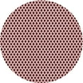 thumbnail image 1 of Ahgly Company Machine Washable Indoor Round Transitional Deep Rose Pink Area Rugs, 3' Round, 1 of 7