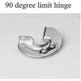 thumbnail image 5 of Set of 2 90-Degree Concealed Hinges for Industrial Equipment Cabinets - Fixed Carbon Steel, 5 of 5