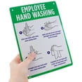 thumbnail image 4 of Brybelly ISGN-051 Employee Hand Washing Aluminum Sign, 4 of 6