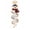 A, variant on Hometravel Christmas Spiral Hanging LED Light Decor, Pre-lit Holiday Hanging Ornament, Assorted Designs with Bear/Bow Bell/Star Tree, Lighted Decoration for Porch, Doorway & Outdoor Christmas Decor