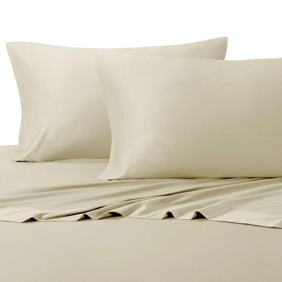 Silky-Soft Viscose from Bamboo-Cotton Hybrid, Full 4PC Bed Sheets Set, Sand