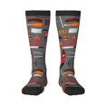 thumbnail image 1 of Balery BBQ Icons Calcetines novedosos Calcetines deportivos Calcetines hasta la rodilla Calcetines de algodón Calcetines originales y geniales, 1 of 6