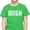 Heather Irish Letters, variant on NYC FACTORY Kids Irish Letters Tee Soft Cotton Shirt Kelly Green, Youth X-Small