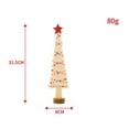 thumbnail image 3 of Fiudx Adornos para Árbol de Navidad, Hechos a Mano En Fieltro de Lana, con Divertidos Renos, para Unas Fiestas Navideñas, para Exhibir En La Repisa de La Chimenea, Juego de 8 Piezas, Fácil de Instala, 3 of 3
