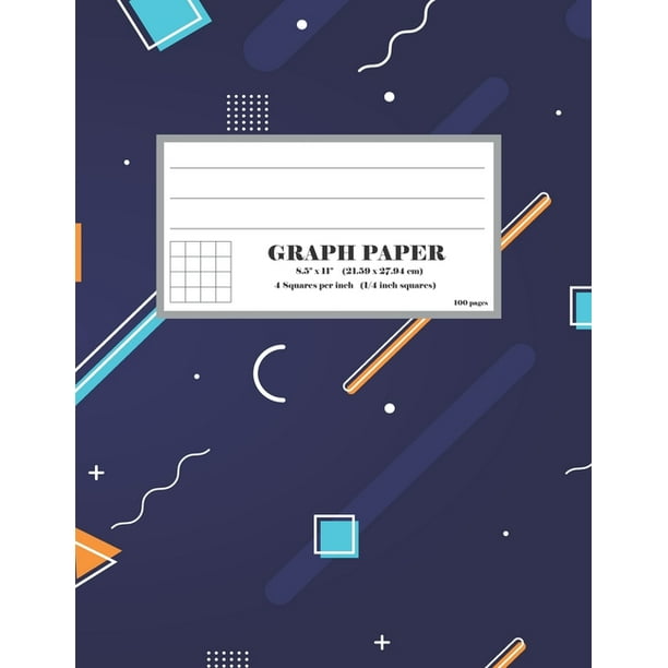 Graph Paper 4 Squares Per Inch 1/4 Inch Squares Quad Ruled