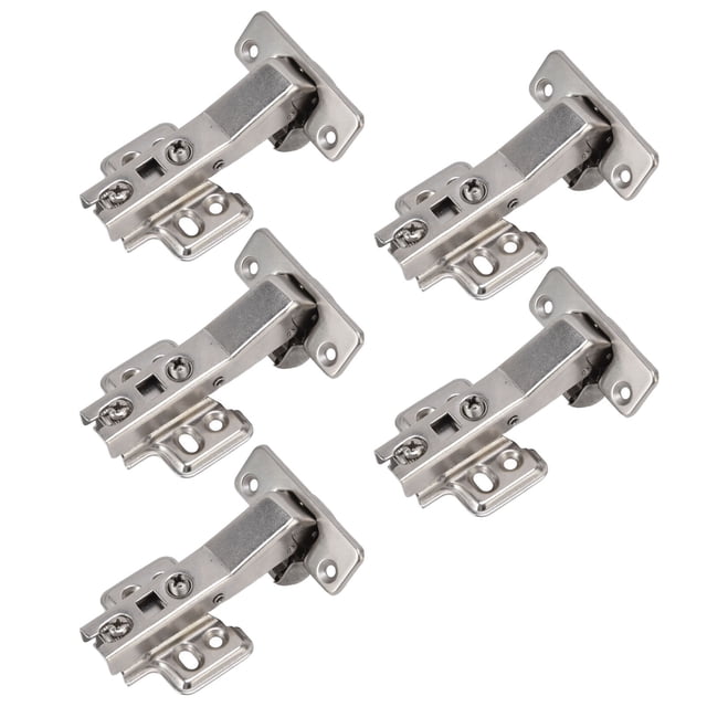 Cabinet Hinges, Reduce Noise 5Pcs Hydraulic Buffer Hinge For Bookcases For Wardrobes For Wine cabinets Type A