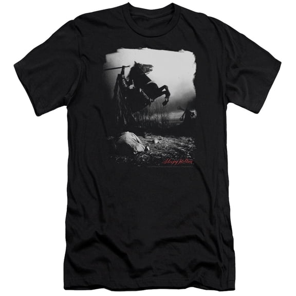 Sleepy Hollow Foggy Night Adult 30/1 T-Shirt Black