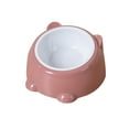 thumbnail image 2 of Elevated Cat Food Bowl, Large Capacity Plastic Raised Dish, Anti-Slip Design, Promotes Digestion, Reduces Neck Strain, Multicolor, Pet Feeding Solution for Cats, Kitchen Essentials, 2 of 6