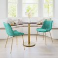 thumbnail image 2 of Zuo 101767 Chaise de Salle à Manger Tony & 44; Vert & Or - Lot de 2, 2 of 11