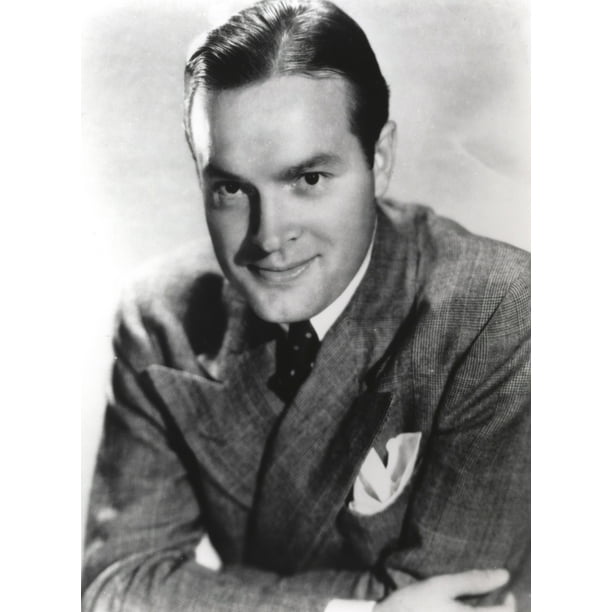 Bob Hope smiling wearing Formal Suit Portrait with White Background ...