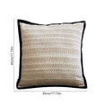 thumbnail image 3 of Off White Decorative Throw Pillow Covers, Boho Farmhouse Square Cushion, Cozy Soft Accent Pillows for Couch Sofa Bed Living Room Home Beige, 3 of 6