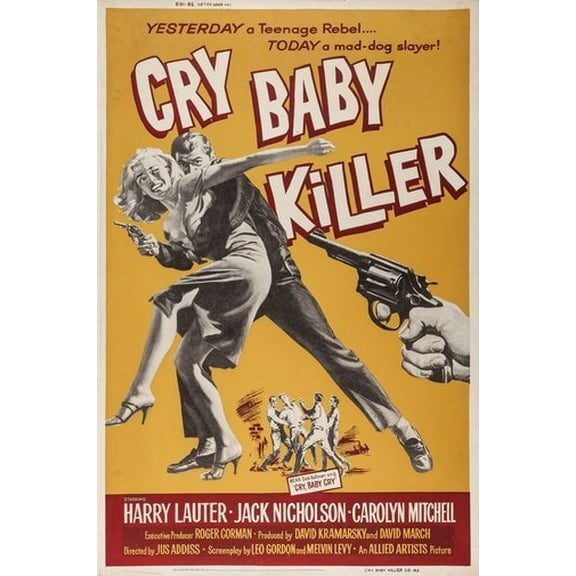 AB Posters Cry Baby Killer Poster 11Inx17In Mini Poster 11x17 poster Color Category: Multi, Unframed, Ages: Adults