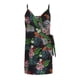 thumbnail image 4 of Vestido estampado delgado con temperamento en la cintura y tirantes sexy de verano para mujer Pompotops  qyievc754, 4 of 9