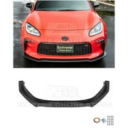 Replacement For 2022-Present Toyota GR86 Models | JDM Chargespeed CS Style ABS Plastic - Matte Black Front Bumper Lip Splitter
