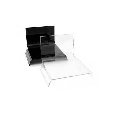 UPC: 0013964333220 | ALZO Small Riser Platform Kit Shooting Table Black and Clear Set of 2 for Product Photography