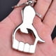 thumbnail image 2 of Palm Shape Bottle Opener with Keyring for Gift (Sliver), 2 of 2