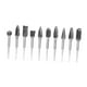 thumbnail image 2 of Taladro de 10 piezas Set de 1/8 pulgadas Conveniente, Archivos de rotación de múltiples postes de múltiples postes Rotary Burr Conjunto Wolfr, 2 of 9