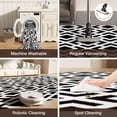 thumbnail image 3 of Curtilage Washable Area Rugs for Living Room, 8'x10 Diamond Geometry Washable Rugs, Non-Slip Soft Low Pile Stain Resistant Carpet for Bedroom, Office, 3 of 11