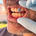 thumbnail image 5 of Solid Real 925 Sterling Silver Single Grill One Tooth Cap Hip Hop Teeth Grillz, 5 of 6