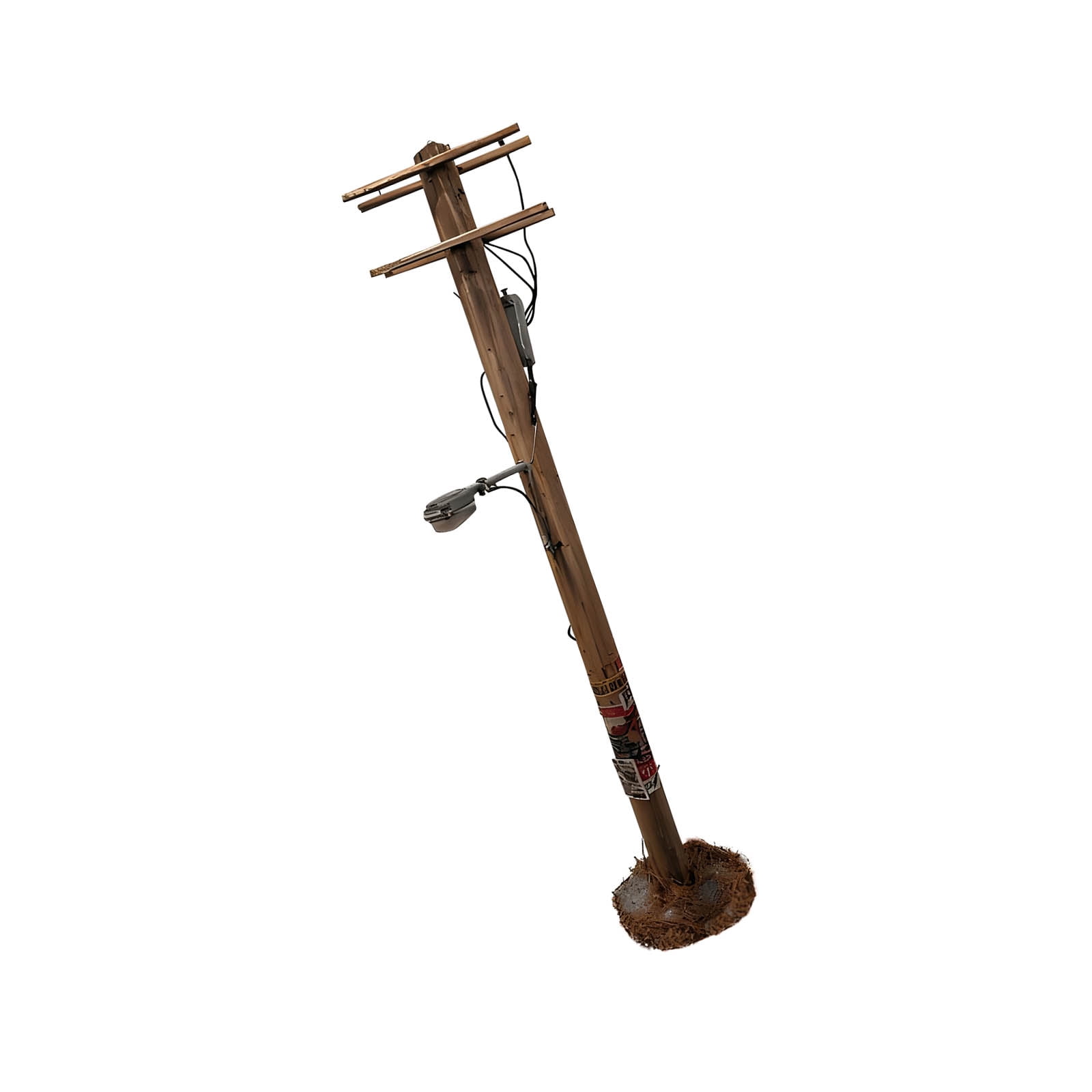Historic Tiny Street Light Desk Lamp For Model Train Locations And Model Displays With Realistic Particulars