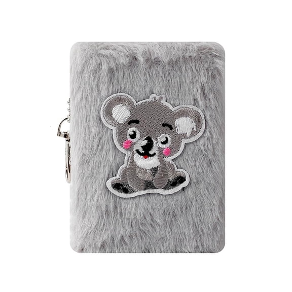 Pocket Size Diary Notebook Creative Plushie Cover Lightweighted Planner