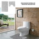 thumbnail image 4 of Advancent Juego de alfombrillas de baño antideslizantes, 2 uds., alfombra para baño, absorbente de agua, alfombra de felpa para inodoro, Juegos de accesorios de baño gris Advancent HA001740-03, 4 of 6
