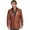 Antique Brown, variant on Mens Leather Wear Western Blazer- Black Lamb- Size 44